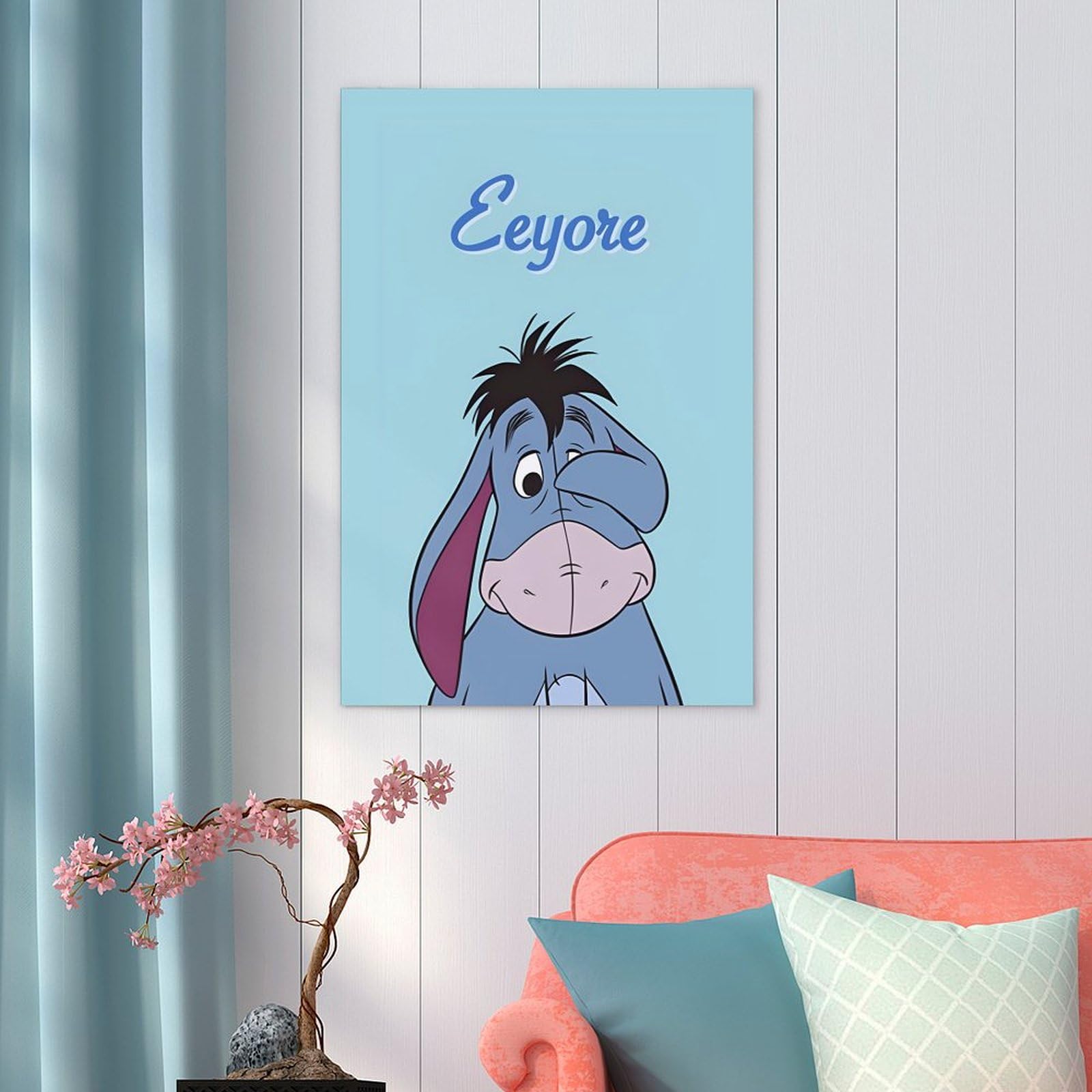 Amazon｜くまのプーさん イーヨー ポスター 絵画 インテリア 壁紙用