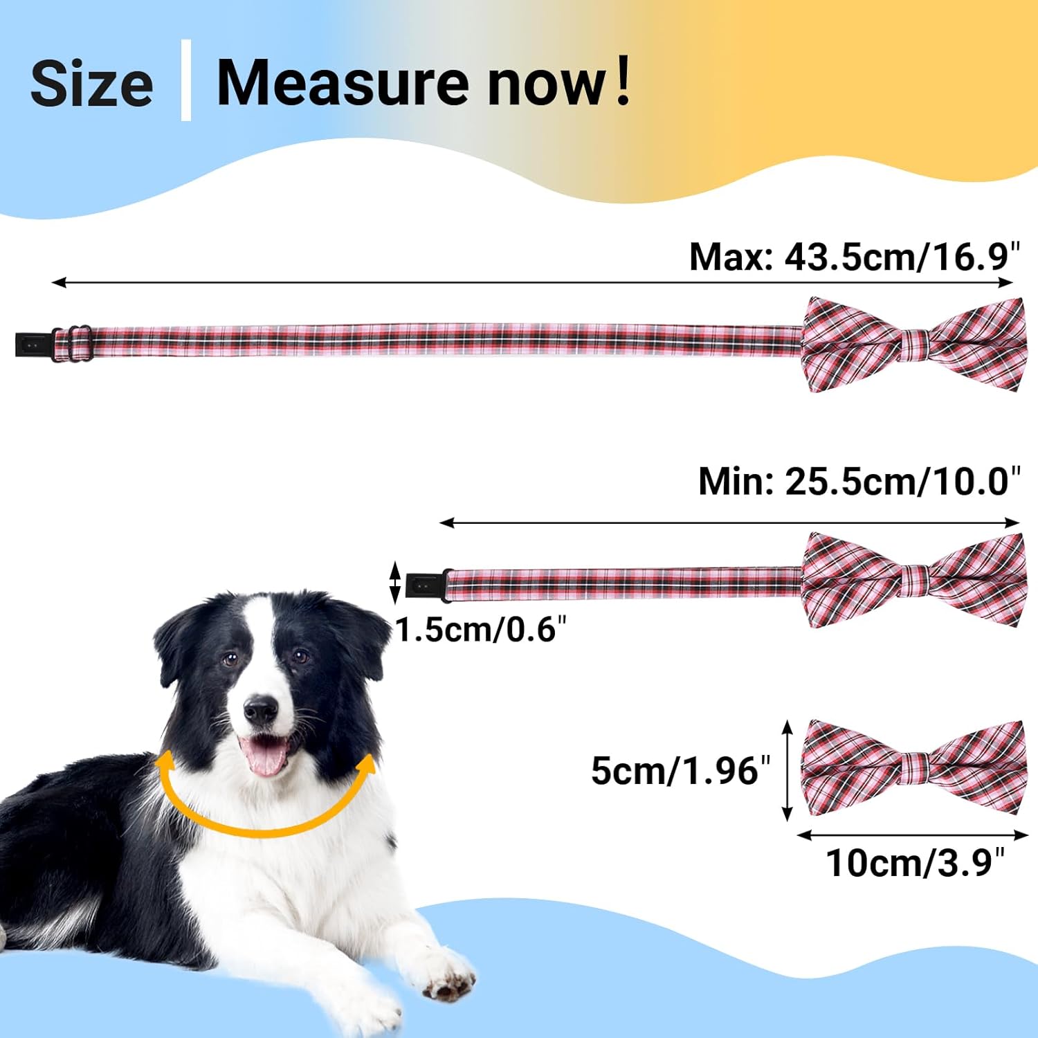 Segarty Bowties for Dogs, 30 PCS Grooming Dog Bow Ties with Adjustable Collar Puppy Bow Ties Bulk for Small Medium Pets Cats Christmas Valentine Holiday