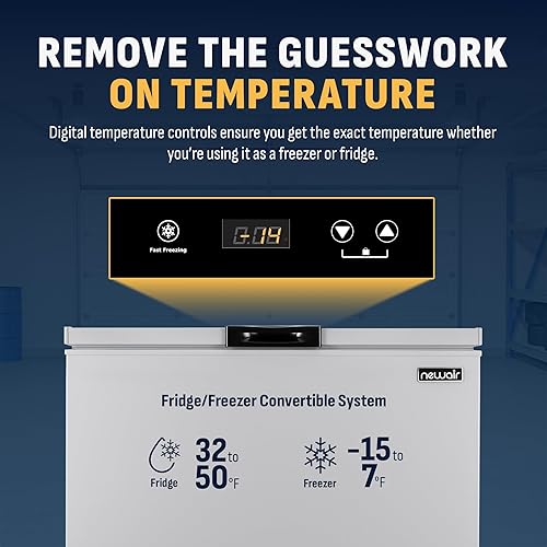 Miniatura 3 de Newair Mini congelador y refrigerador profundo de 6.7 pies cúbicos en verde militar