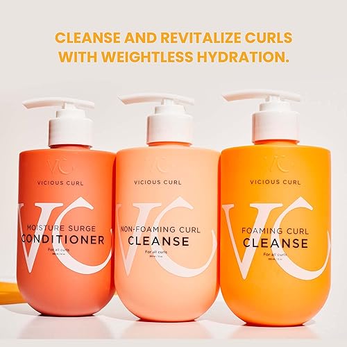 Miniatura 4 de VICIOUS CURL Acondicionador de sobretensión de humedad para todo tipo de cabello rizado vuelve a enrollar rizos dañados, suaviza, desenreda, hidrata