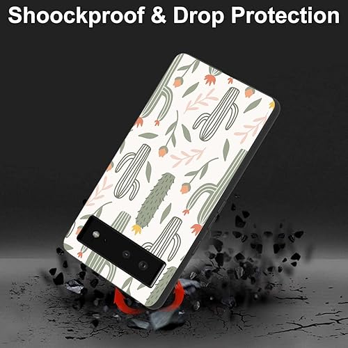 Miniatura 2 de Funda compatible con Google Pixel 6  Hermosa funda protectora a prueba de golpes con diseño único para mujeres y niñas, funda de TPU