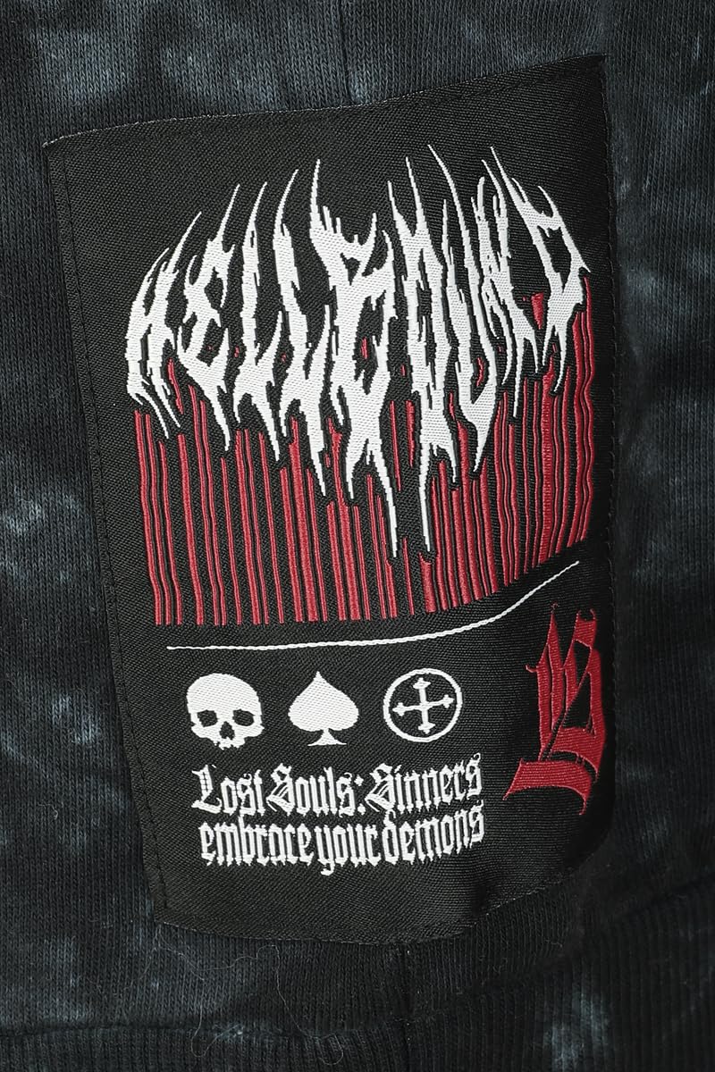 Rock Rebel by EMP Herren graues Sweatshirt im Batik-Look