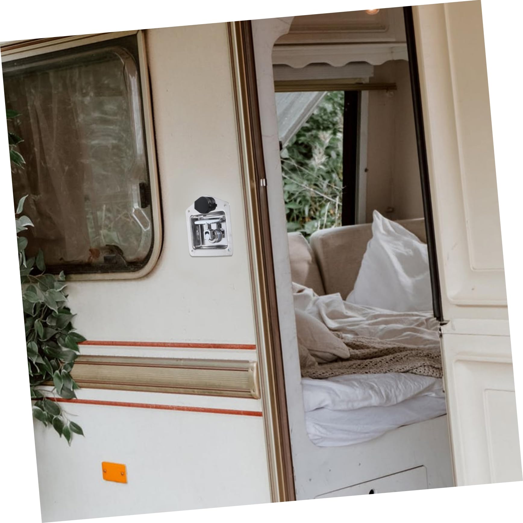 T-förmiges Edelstahl Panelschloss für Wohnmobilboxen