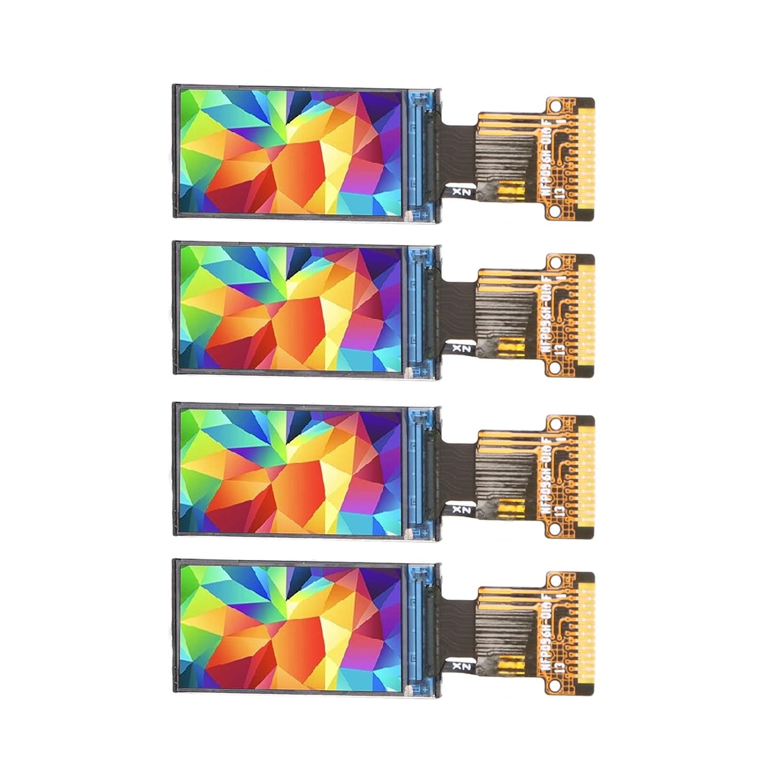 4PCS 0.96in TFT Color Screen ST7735S IPS Display Module 80x160 Mounting