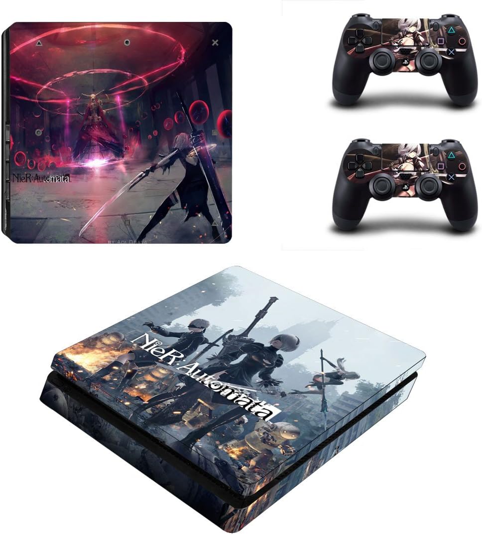 Ps4 スリム スキンシール Nier Automata ニーアオートマタ 本体用 コントローラー用 2枚 スキンシール Amazon