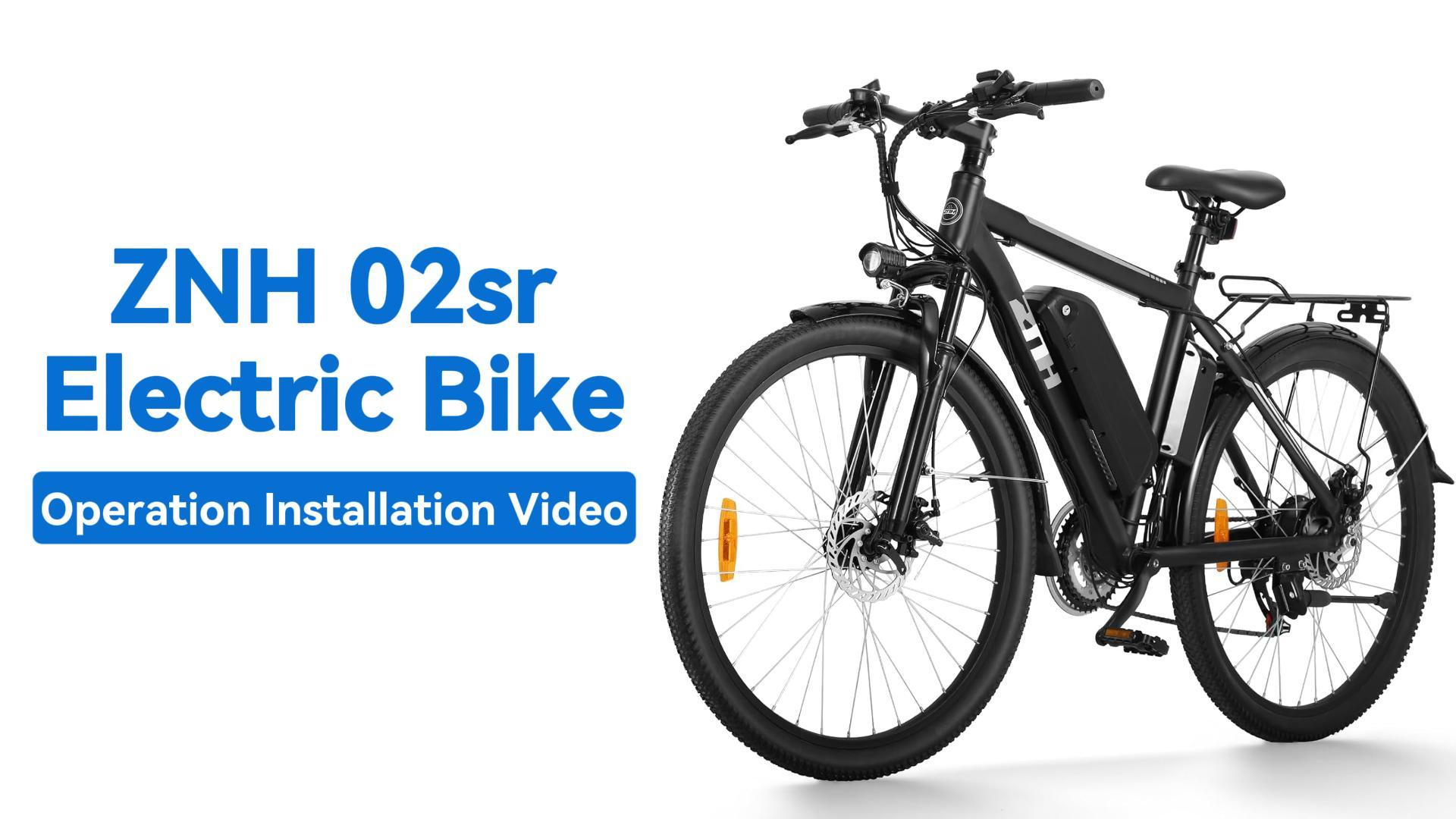 znh mountain electric bicycle Bike for Adults, 750W Peak Electric Bike with 36V 13Ah Removable Battery, 20MPH Brushless Motor Up to 50 Miles, Suspension Fork, 26'' × 2.0