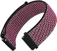 Vista 20 de WOCCI - Correas de reloj ajustables de nylon para deporte con cierre de gancho y bucle, correas de reloj de liberación rápida para hombres