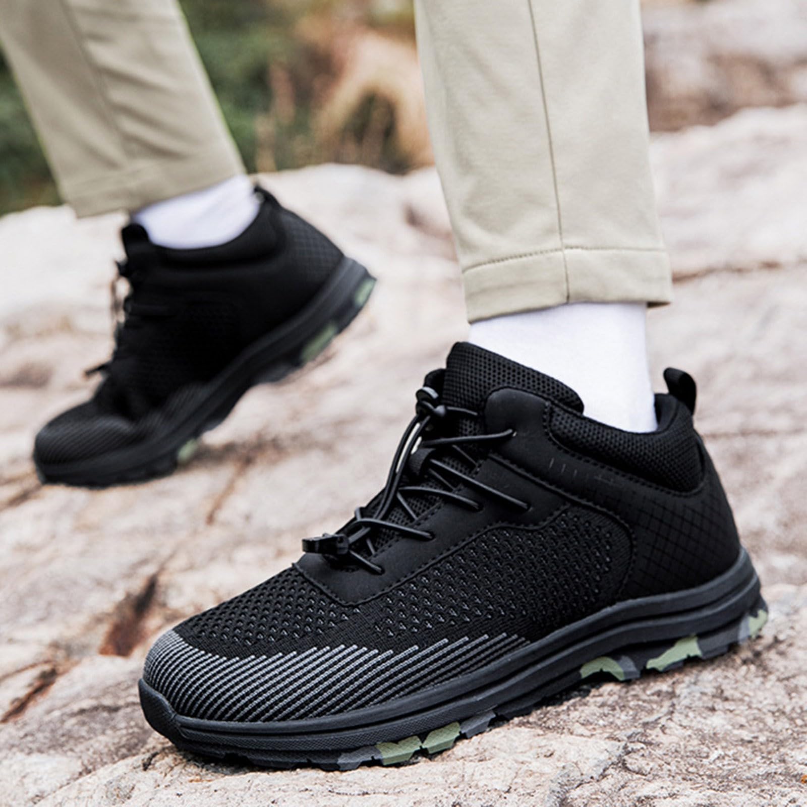 Zapatillas deportivas de malla para hombre, zapatillas ortopédicas