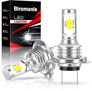 H7 Fog Light Bulbs Compatible with Honda GL1800 Goldwing 1800 ABS 2001-2016,300% Brighter 6000K Cool White Light, Motorcycle fog lamp Bulbs, Interior lights Bulbs,Pack of 2