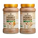 Peepal Farm Smooth Peanut Butter (1 Kg) and Crunchy Peanut Butter (1 Kg) Combo - 100% Natural | Unsweetened | Gluten-Free | Vegan | Sugar-Free | Zero Preservatives | Pack of 2 gallery image
