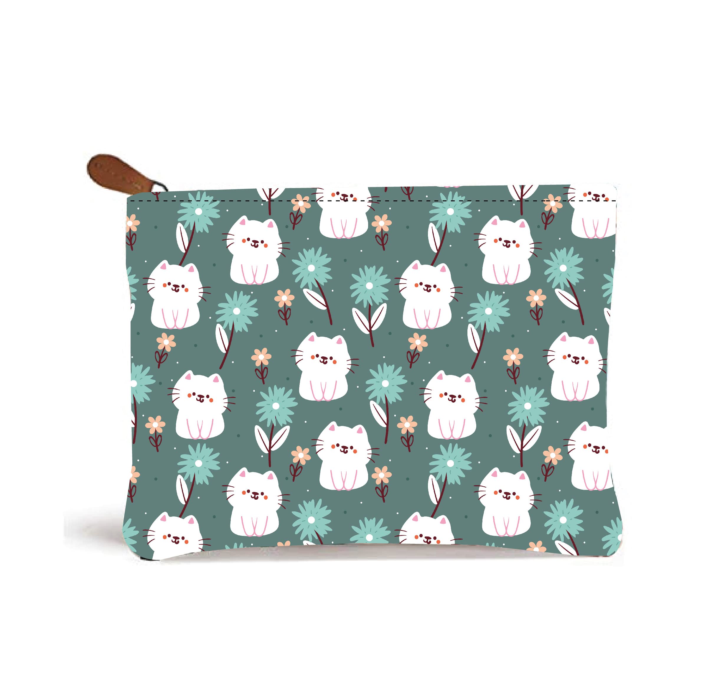 VVWV Canvas Cute Flowers Cats Zipper Pouch Multipurpose For Women Girls Large Capacity Stationery/College Students 9X6 Inches (Multicolor) (B0BVZ74K71) Amazon Price History, Amazon Price Tracker