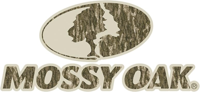 Mossy Oak Graphics Logo Decal, Easy to Install, No-fade, Cast Vinyl, Bottomland 13006-BL-S 5.875" x 2.75"