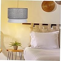 Vista 9 de Didiseaon Pantalla de lámpara negra para lámpara de tambor, pantalla de tambor, pantalla de lámpara moderna, accesorios de luz para lámparas de pie