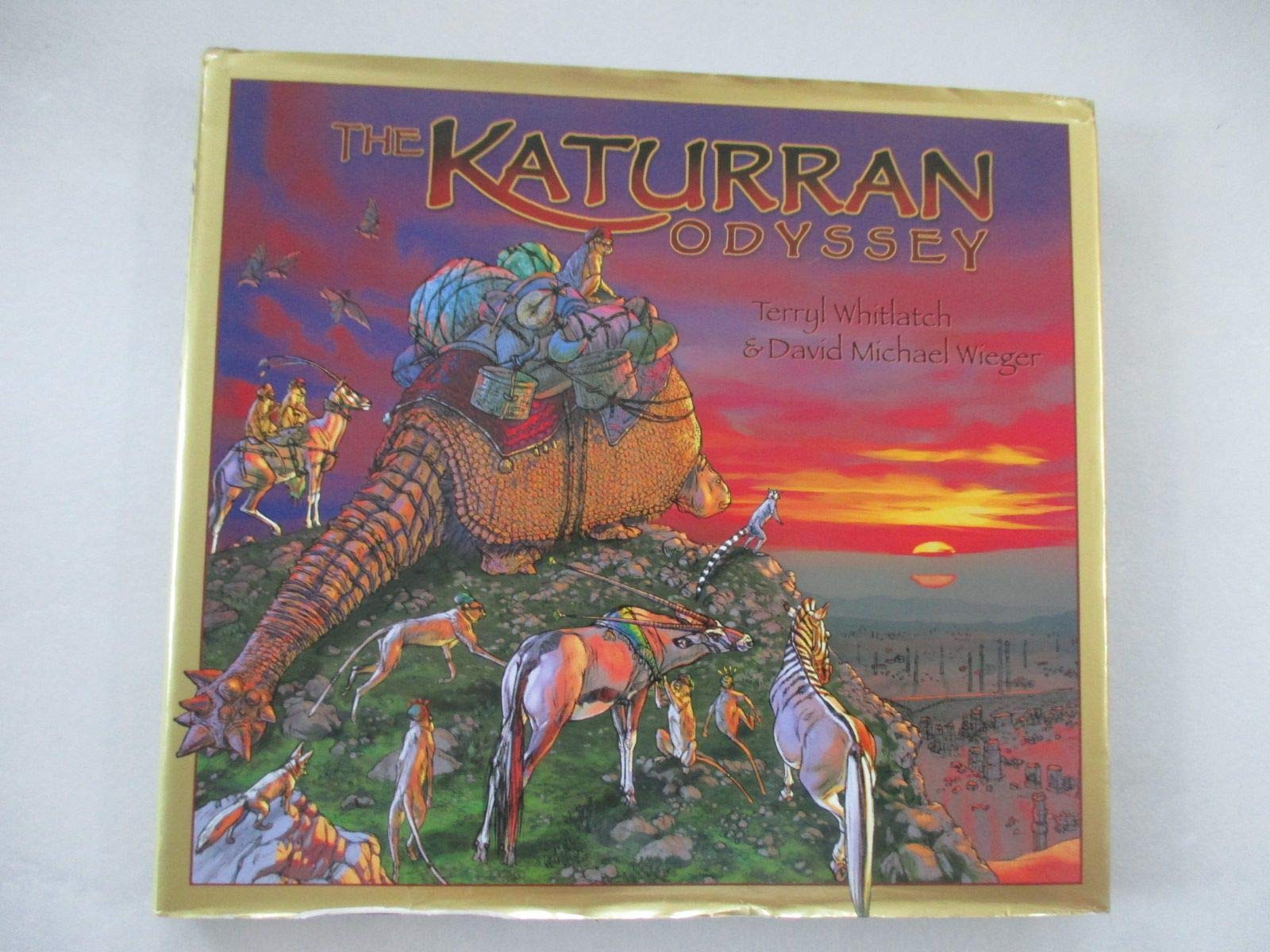 Livre fantastique The Katurran Odyssey album illustré de créatures imaginaires