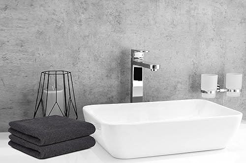 Miniatura 2 de Toallas de algodón  Paquete de 24 toallas de 15 x 25 pulgadas  Toallas para sala de estar, gimnasio, baño  Ligeras, absorbentes y de secado rápido