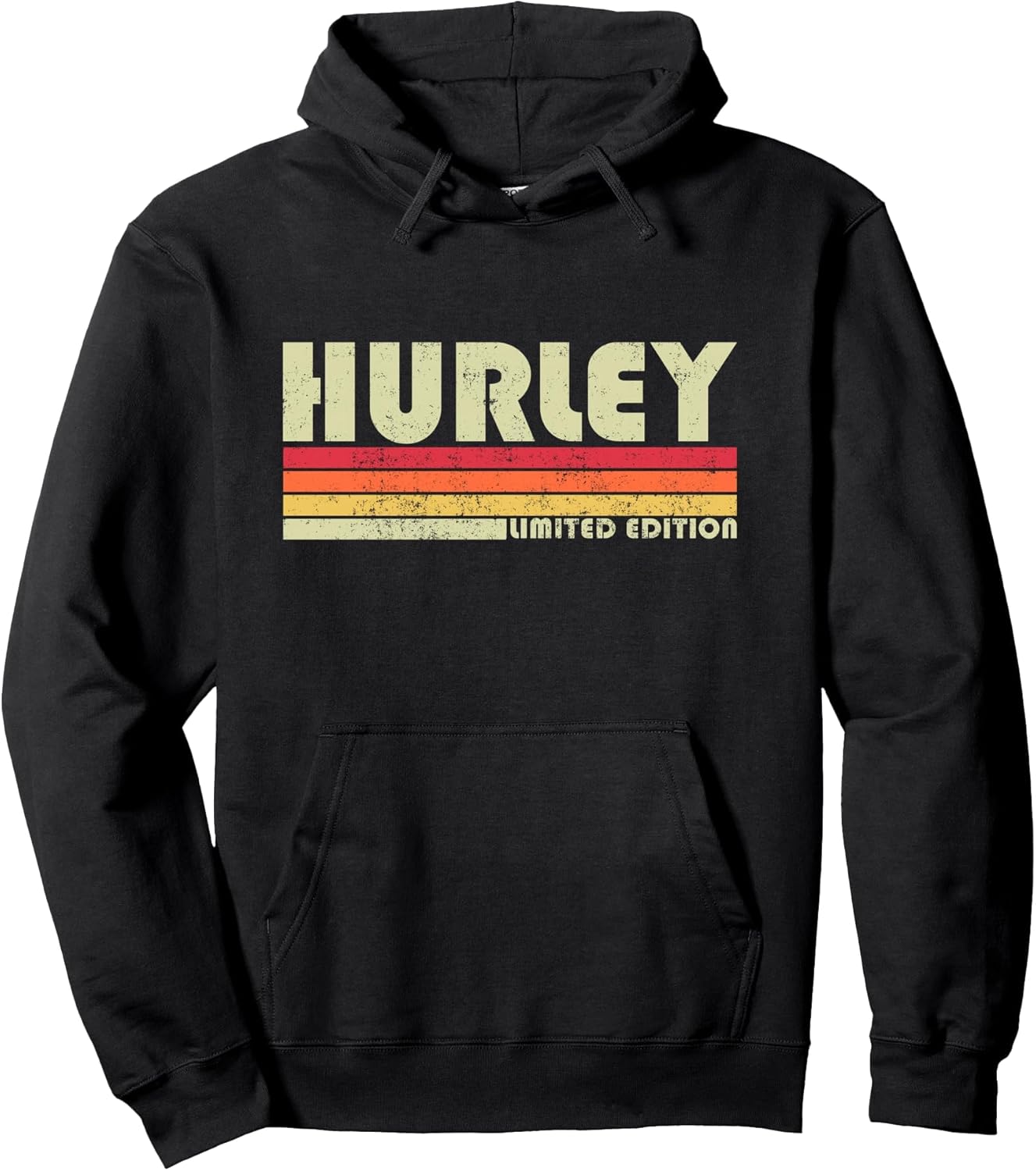 Retro Hurley Home State Cool 70s 80s Style Sunset Pullover Hoodie