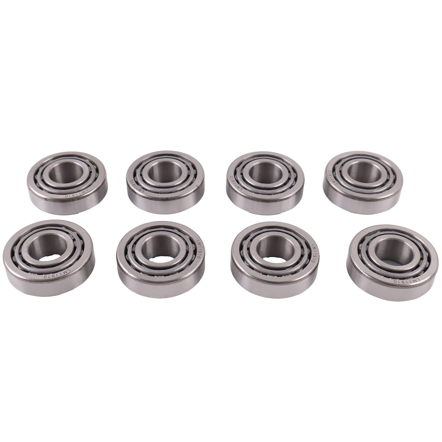 DVPARTS 8 PCS Tapered Roller Bearing LM11949 LM11910 Compatible with Axles Trailer Wheel