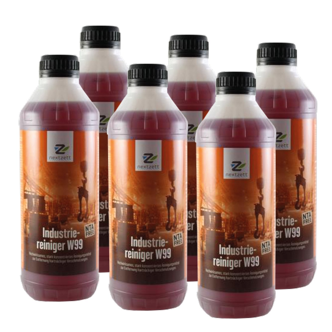 Nextzett (ehem. Einszett) Industriereiniger W99 (6 x 1000 ml)