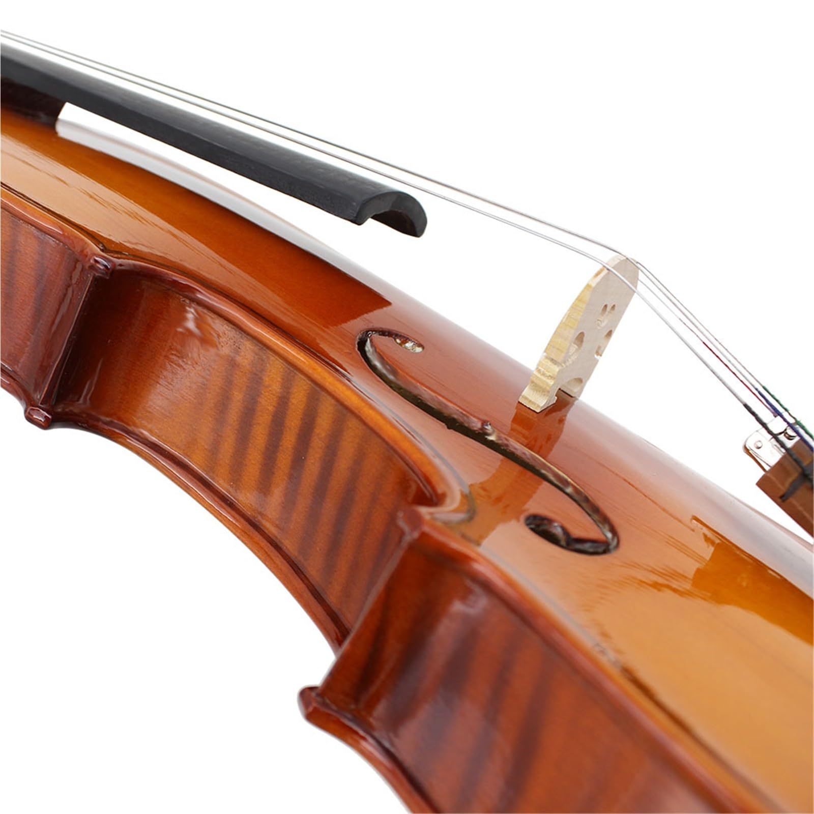 Violino Modello Tigre Con Pannello In Abete Rosso Popolare Per Principianti E Adulti(Gloss 4/4)