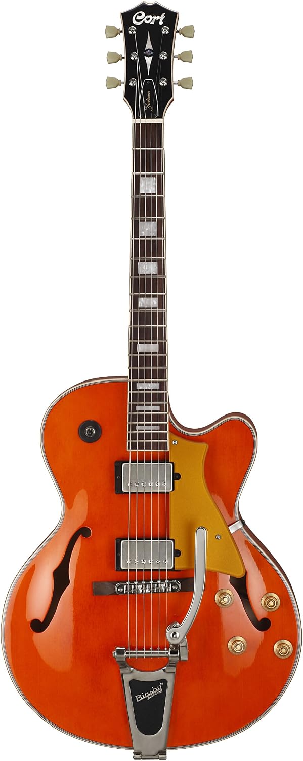 Amazon.com: Cort yorktown-bv-to Jazz cuerpo hueco – Guitarra eléctrica :  Instrumentos Musicales