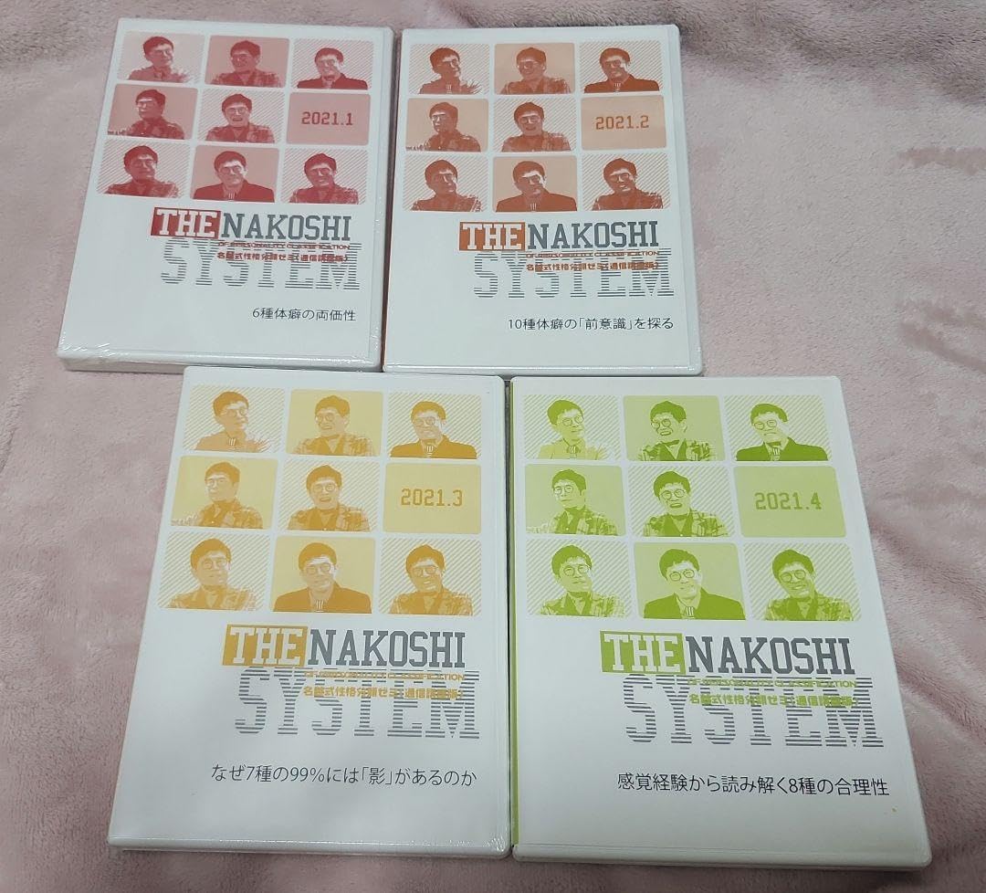 名越式性格分類ゼミDVD 4枚セット 名越式性格分析ゼミ 通信講座