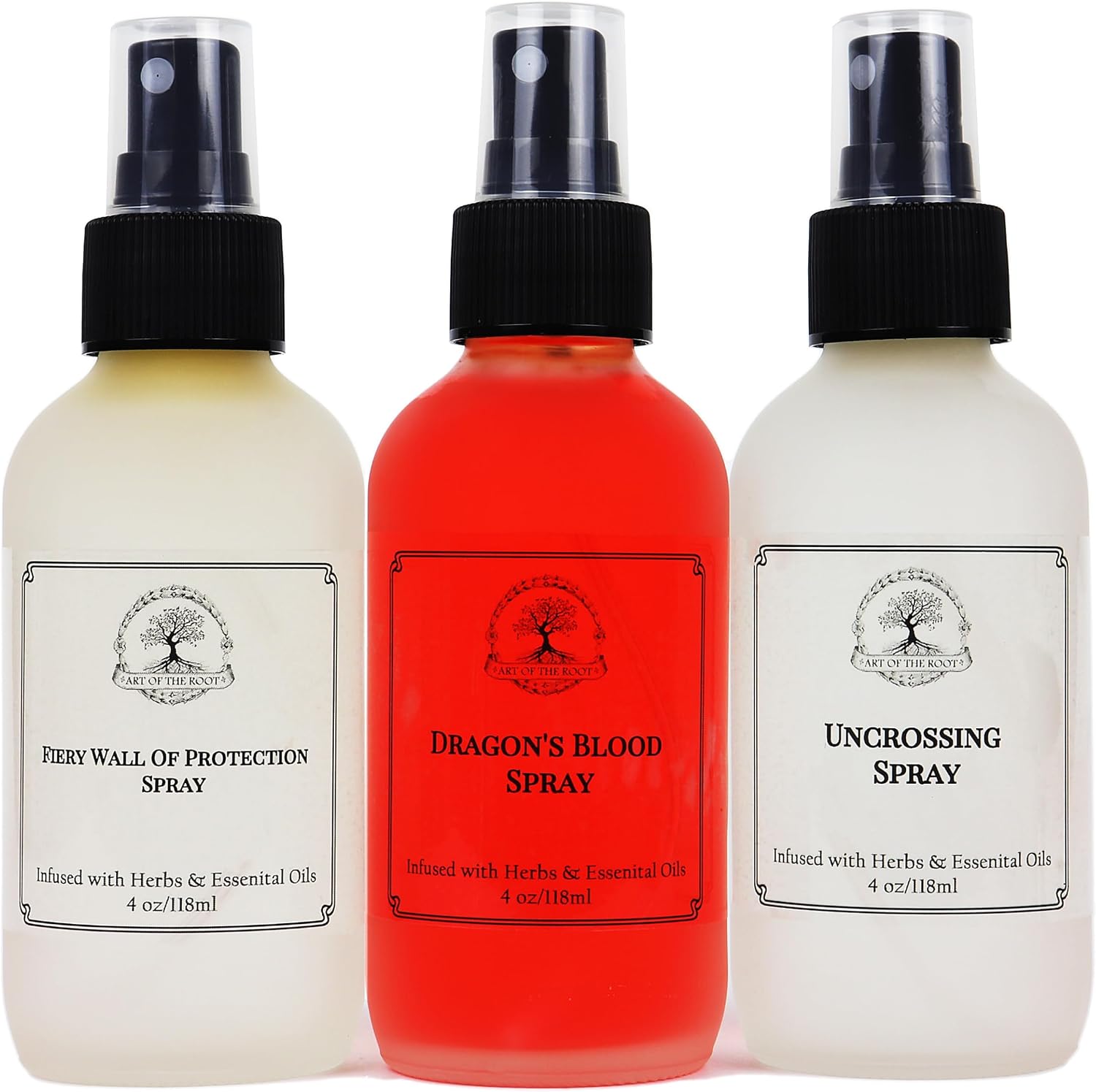 Uncrossing & Protection Spray Set | Cleansing, Removing Bad Energy & Defense Rituals | Wiccan, Pagan, Hoodoo, Conjure, Magick