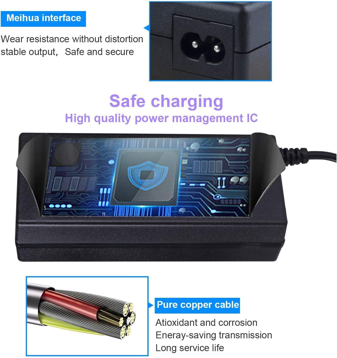 Scooter acculader P2R Xiaomi Mi4 Pro 41v 2a