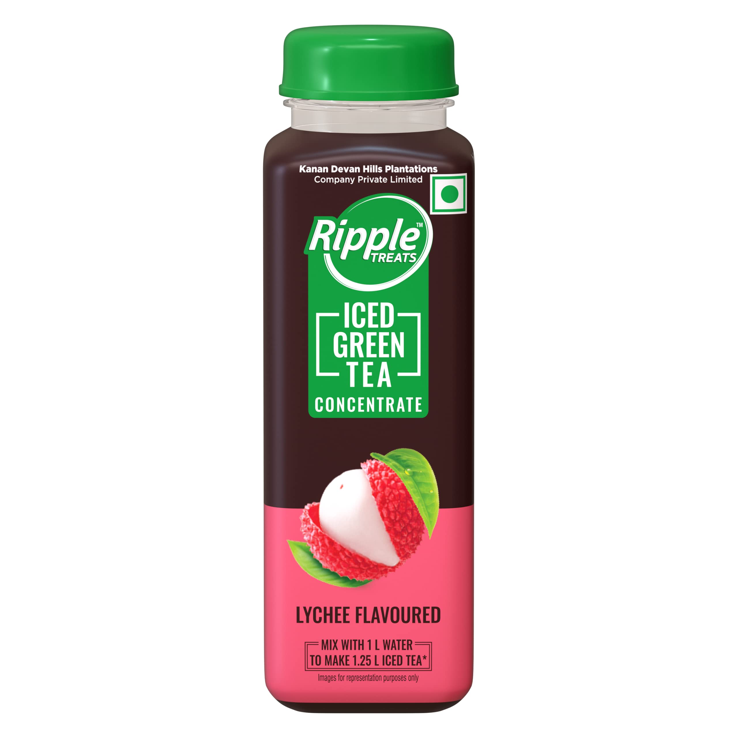 Ripple Green Ice Tea Lychee Flavoured - Liquid Concentrate, 250ml