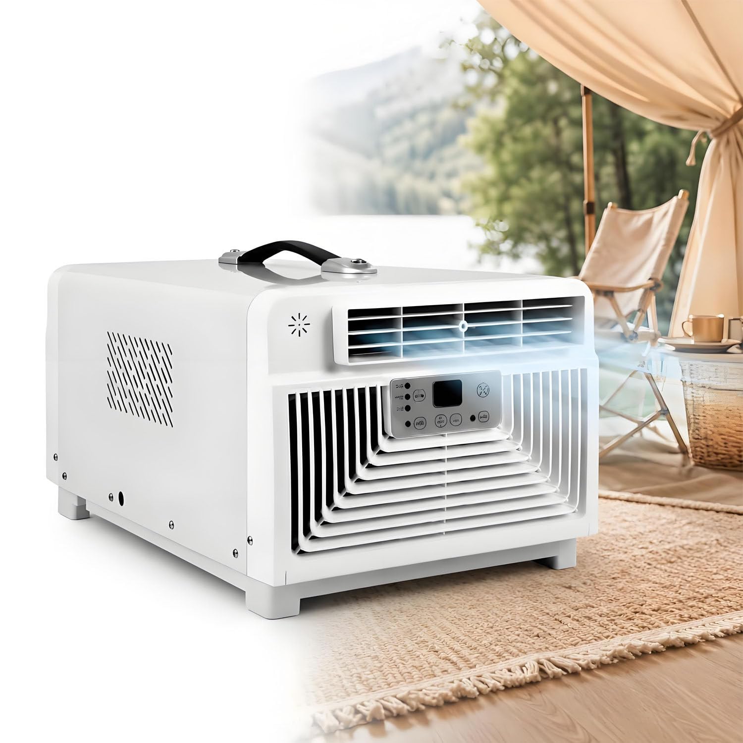 AiODiO 3400BTU Compact AC Unit, Windowless Camping Air Cooler Heatingandcooling-110V