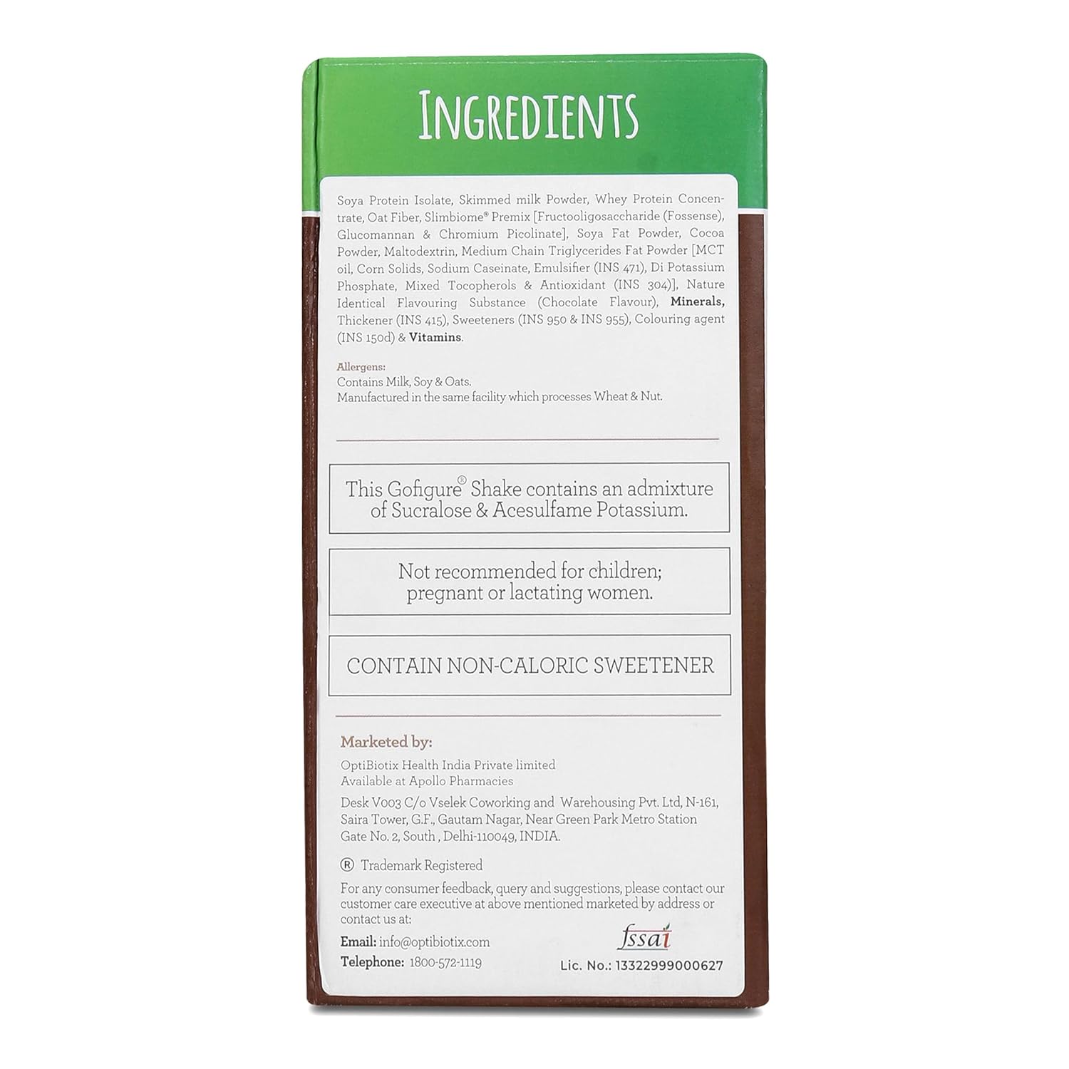 Buy Now Gofigure Meal Replacement Shake 10 X 60G Sachets | Slimbiome