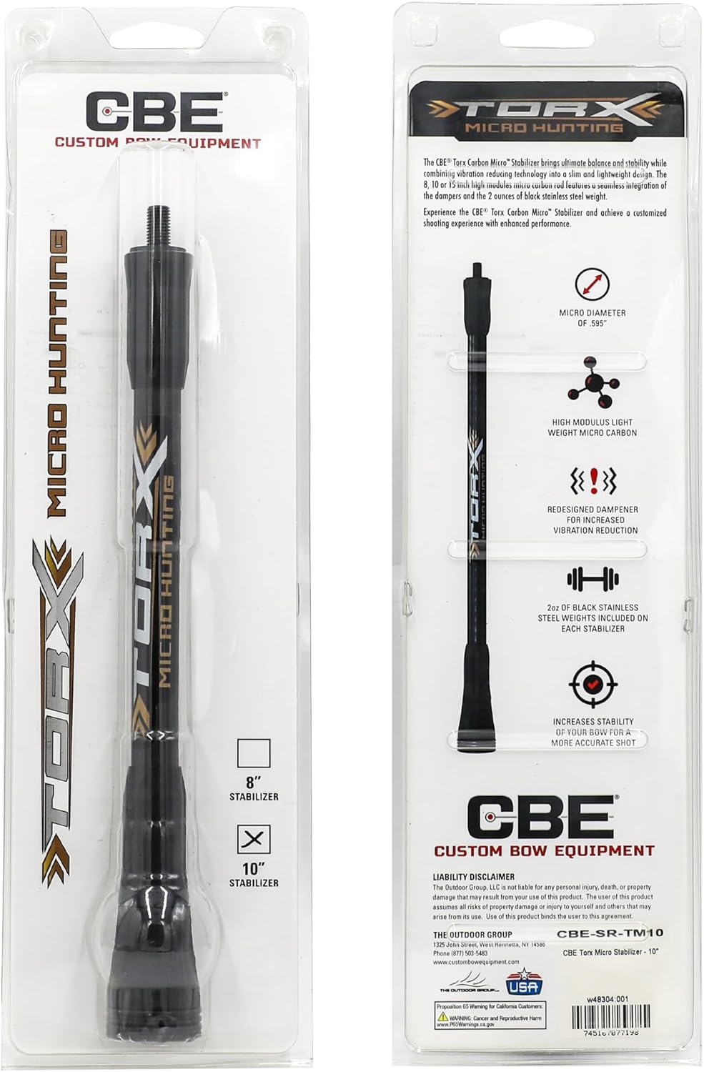 CBE Torx Micro Stabilizer - 10"