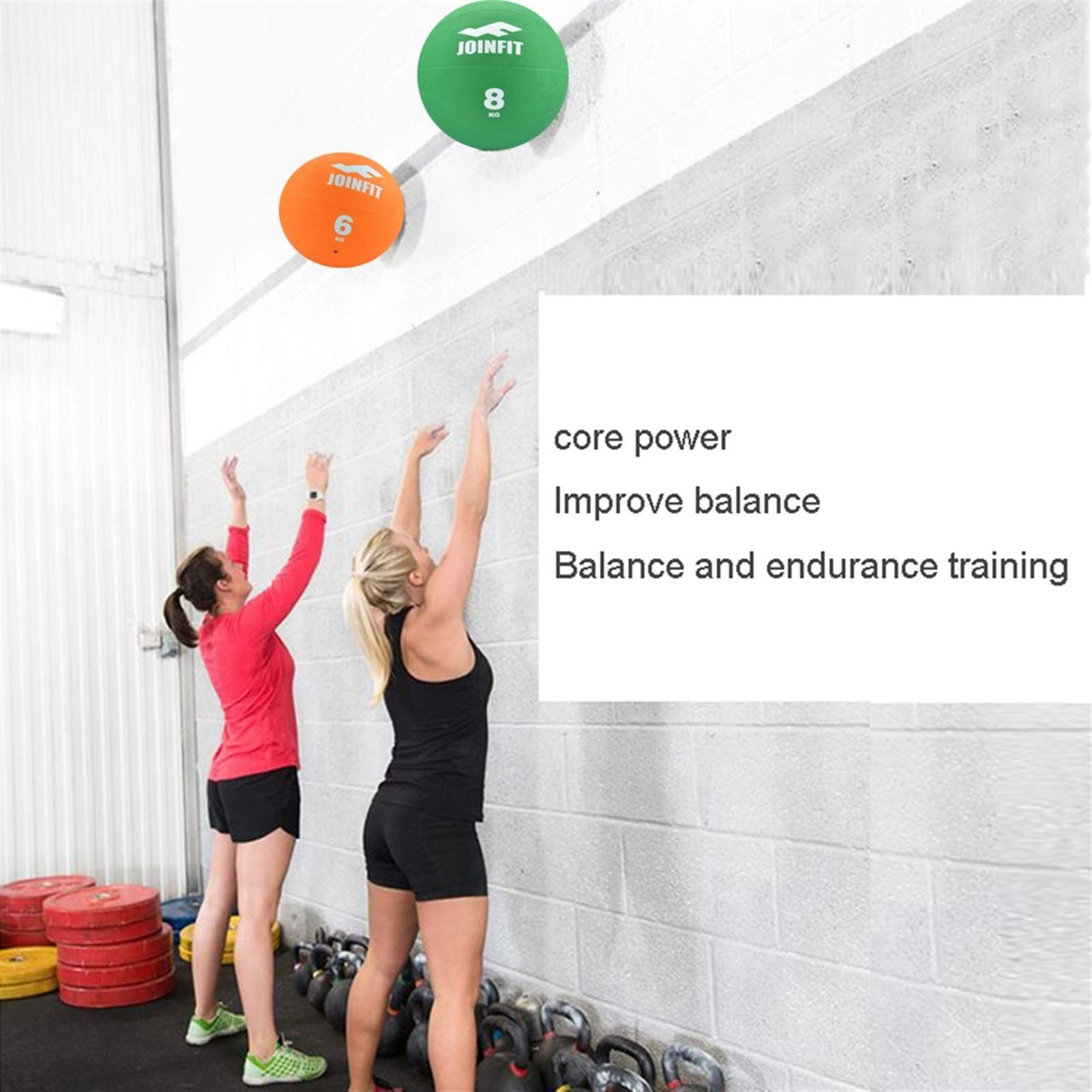 Pelota Medicinal Balón De Equilibrio Para La Aptitud Adulta, Gimnasio Ejercicio Aeróbico Entrenamiento De Entrenamiento Deportivo Equipo De Entrenamiento Deportivo, 1KG/2KG/3KG/4KG/5KG/6KG/7KG/8KG/9KG