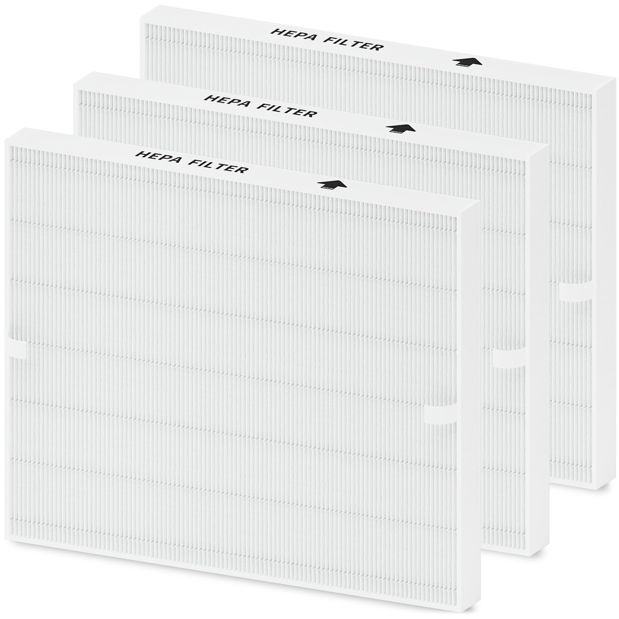 3-Pack Airmega AP-1512HH Filter Set Replacement for Coway AP-1512HH and 200M Air Purifiers, Only 3 True HEPA H13 Filters