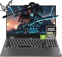 Lenovo Laptop para jogos LOQ 15 - AMD Ryzen 7 8845HS Beat i9-13900H - RTX 4060-15.6 FHD Display G-SYNC -32GB RAM -SSD PCIe de 2TB -Teclado retroiluminado - Windows 11 - Edição de vídeo para criador de
