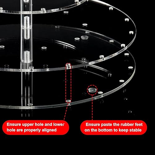 Miniatura 5 de YestBuy Soporte de exhibición para tartas, soporte para paletas de 30 agujeros, soporte para paletas de 3 niveles para bodas, fiestas de cumpleaños,