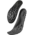 4D Cloud Technology Insole - Super Soft Comfort Insoles, Soft Foot Protection Cloud Feeling Insole, U-Shape Memory Foam Insoles, 4D Sports Memory Foam Insoles (Black-A, Men 9-10.5/Women 10.5-12)
