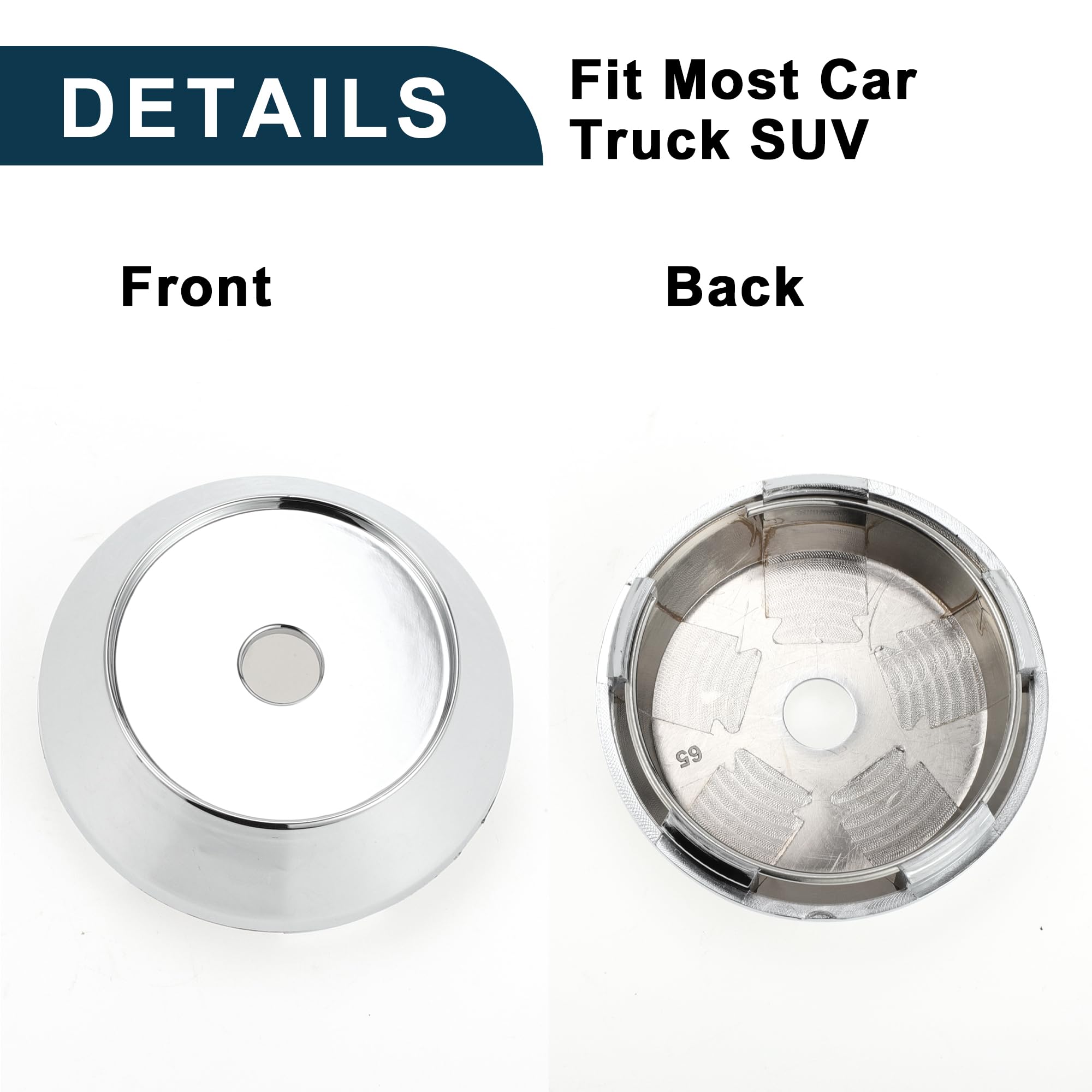 Tappo Coprimozzo Auto 51mm Argento - Stile E Protezione Per Le Tue Ruote!
