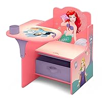 Vista 5 de Delta Children Escritorio con silla con contenedor de almacenamiento, ideal para artes y manualidades, merienda, educación en casa, tareas y más