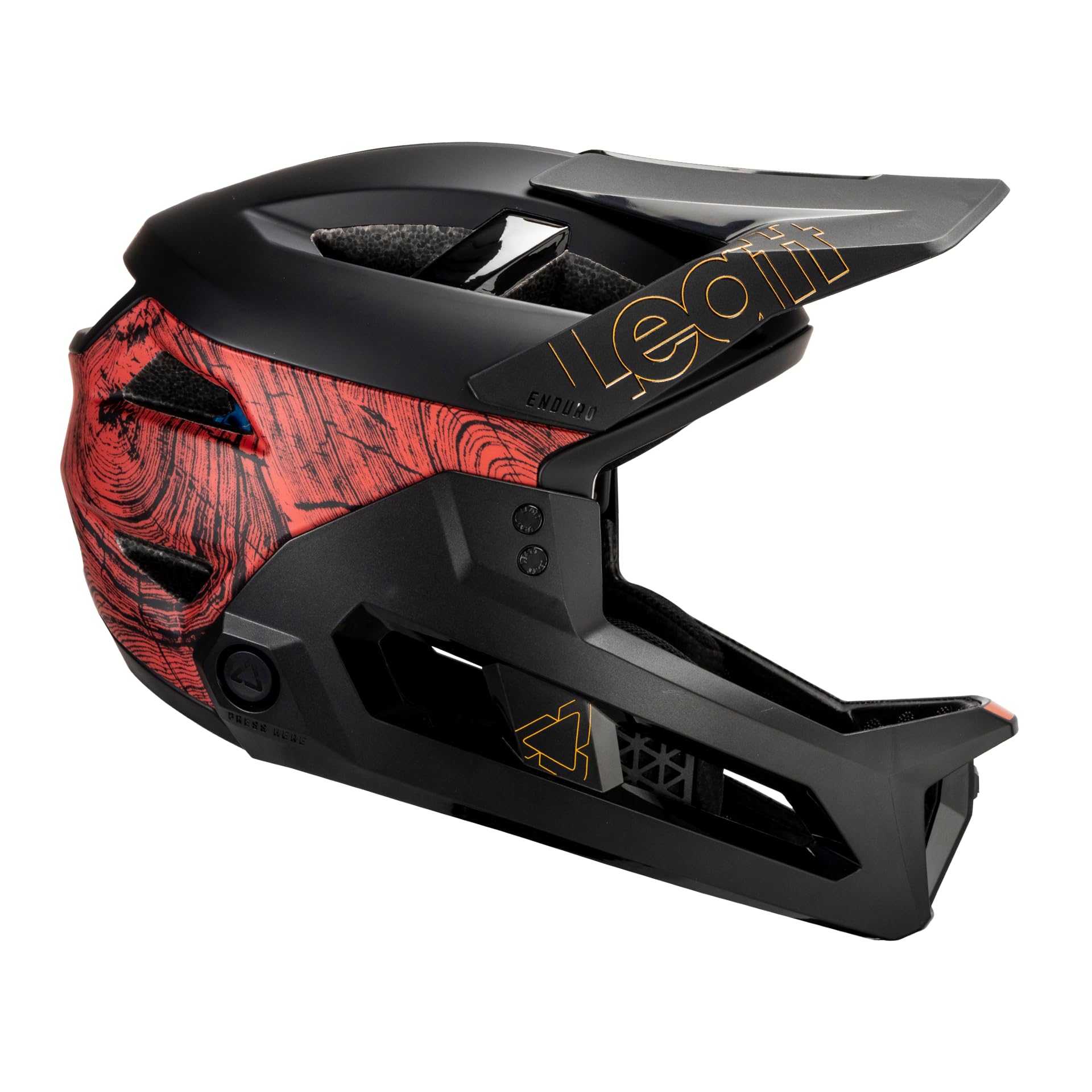 Leatt 1025104520, Casco MTB Hombre, Marrón, S