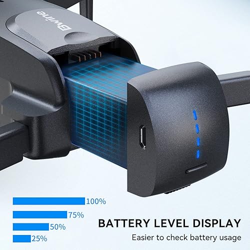 Miniatura 4 de Bwine Batería original para F7MINI Drone recargable de alta calidad batería de litio reemplazo con cable de carga USB 7.6 V 2100 mAh