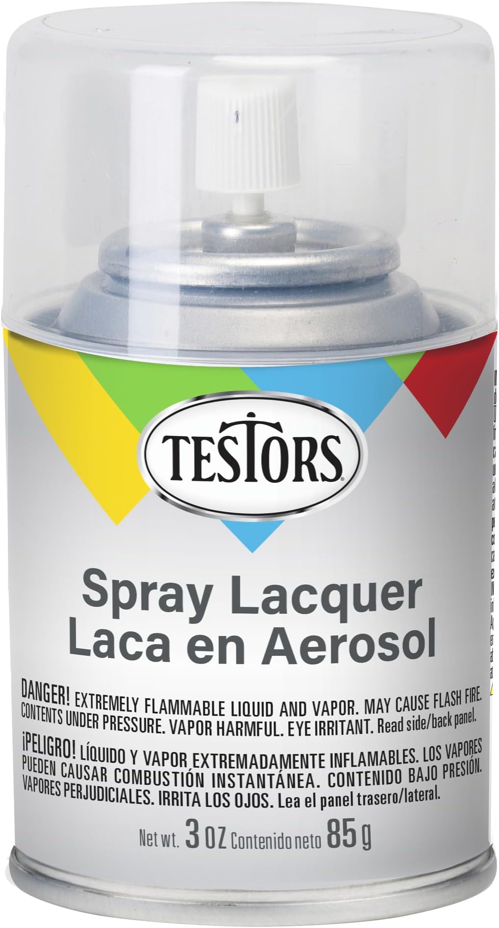 Testors Spray Lacquer 3oz, Clear Coat