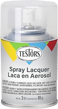 Testors Spray Lacquer 3oz, Clear Coat