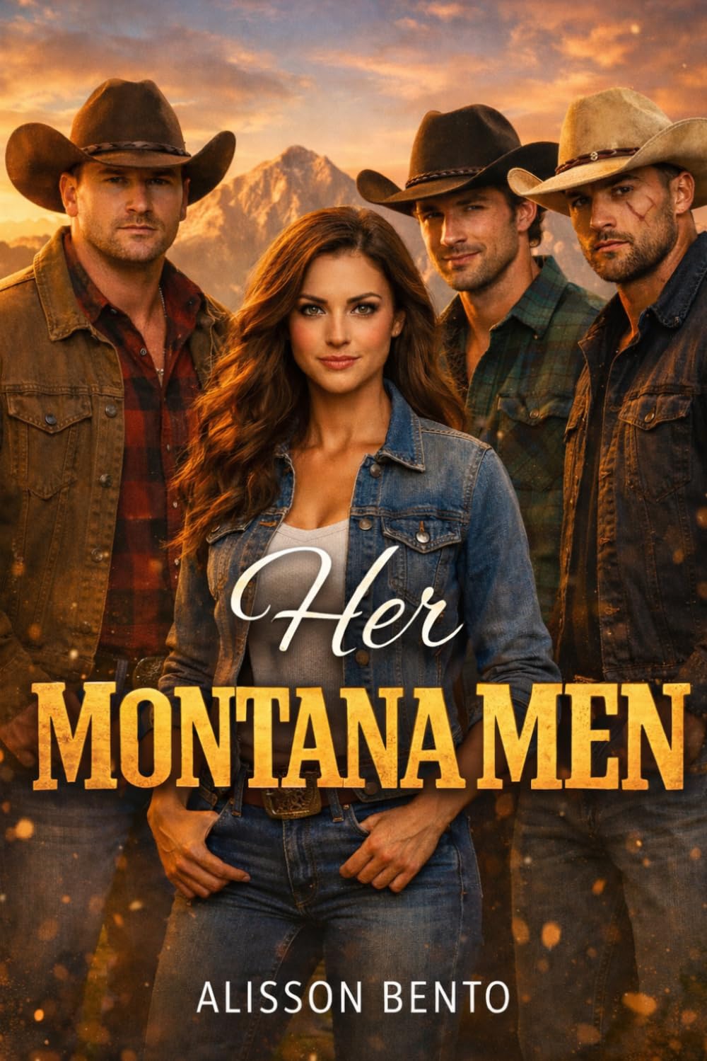 Her Montana Men: A Reverse Harem Ranch Romance (The Wild Hearts Frontier)