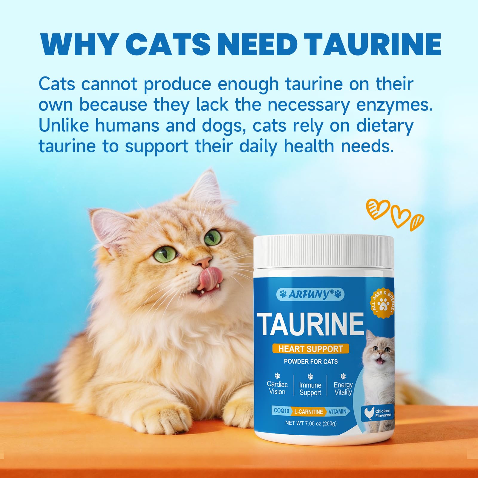 Poudre De Taurine pour Chat + Phéromones Apaisantes pour Chats