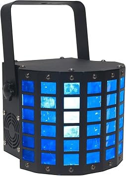 American DJ Mini Dekker DMX RGBW LED Kinta Derby Moonflower Quad Light Effect