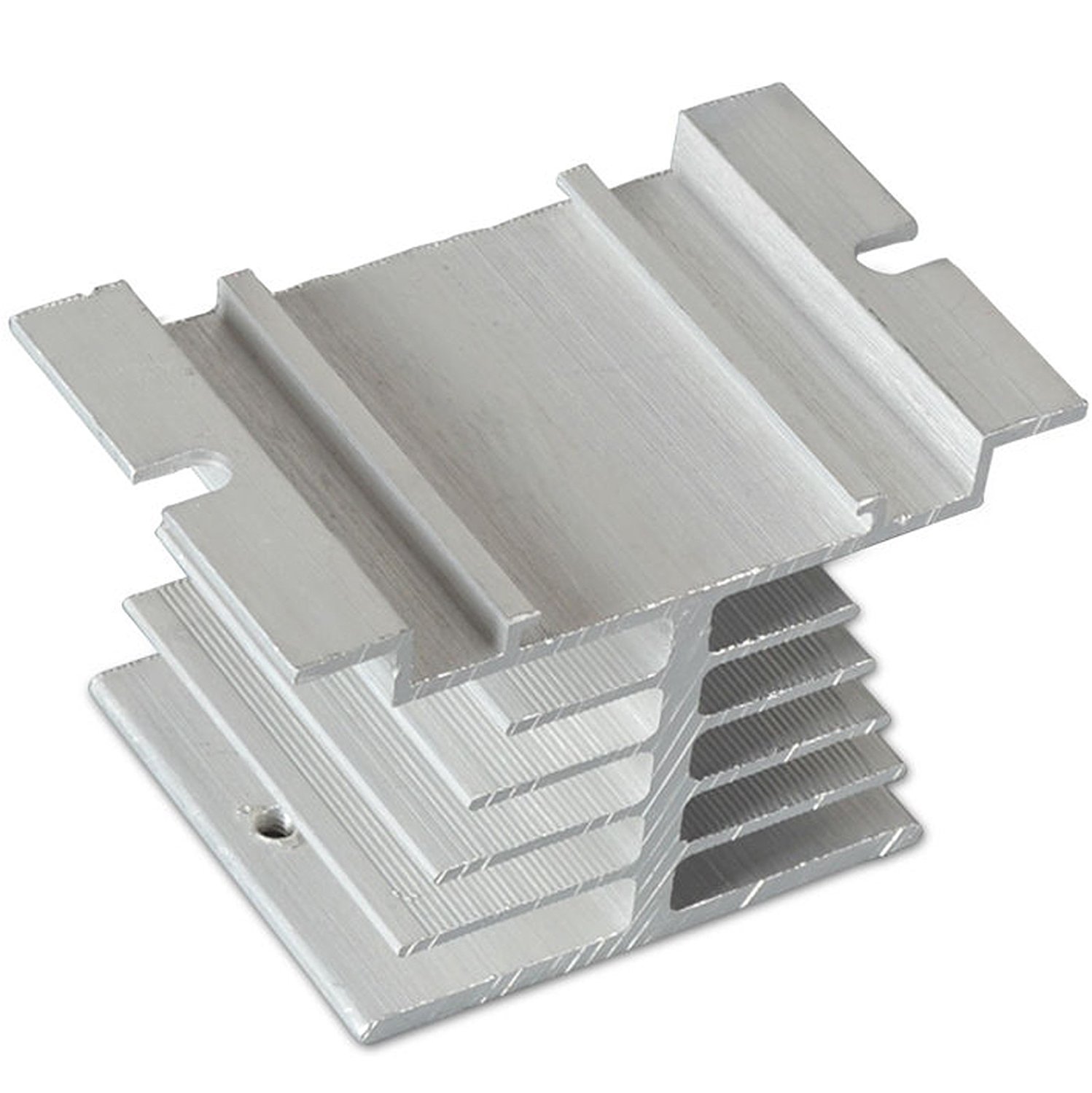 Disipador de calor SSR de aluminio 3.150x1.969x1.969 in Radiador disipador de calor para enfriar relé de estado sólido SSR 10-40A (tornillos incluidos) (3.150 inx1.969 inx1.969 in) (tono 4