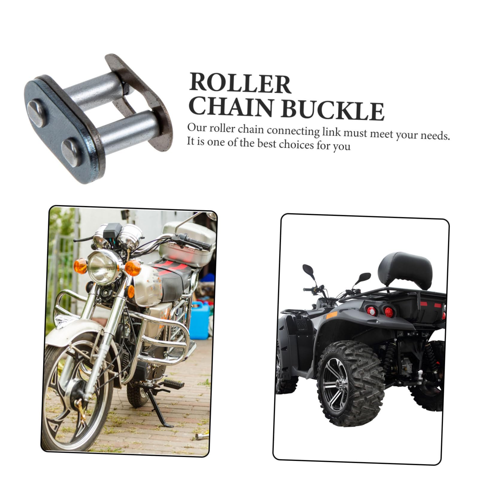 iplusmile 100stücke Kettenverbindungslinks Für Motorräder Und Atvs Langlebig Und Präzise Gefertigt Kompatibel Mit Ketten Zubehör Für Austausch Wartung Von Ketten