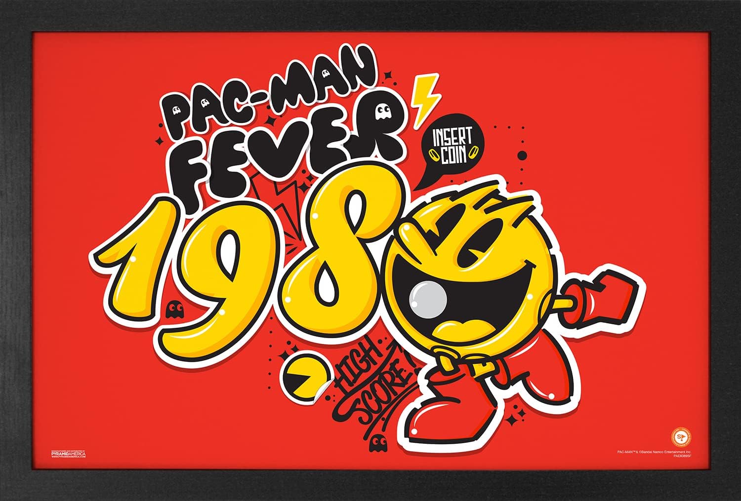 Amazon.com: Pyramid America - Pacman Poster - Pac Man Fever - 11 x 17 Framed Poster Wall Art ...