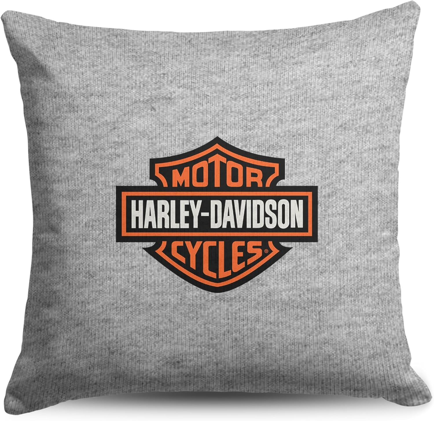 Northwest Harley-Davidson Classic Logo Sweatshirt Pillow, 16 x 16 in | Officially Licensed, Authentic Cozy Fabric, Plush Everyday Cushioning, Sofa and Bed Accent, Machine Washable