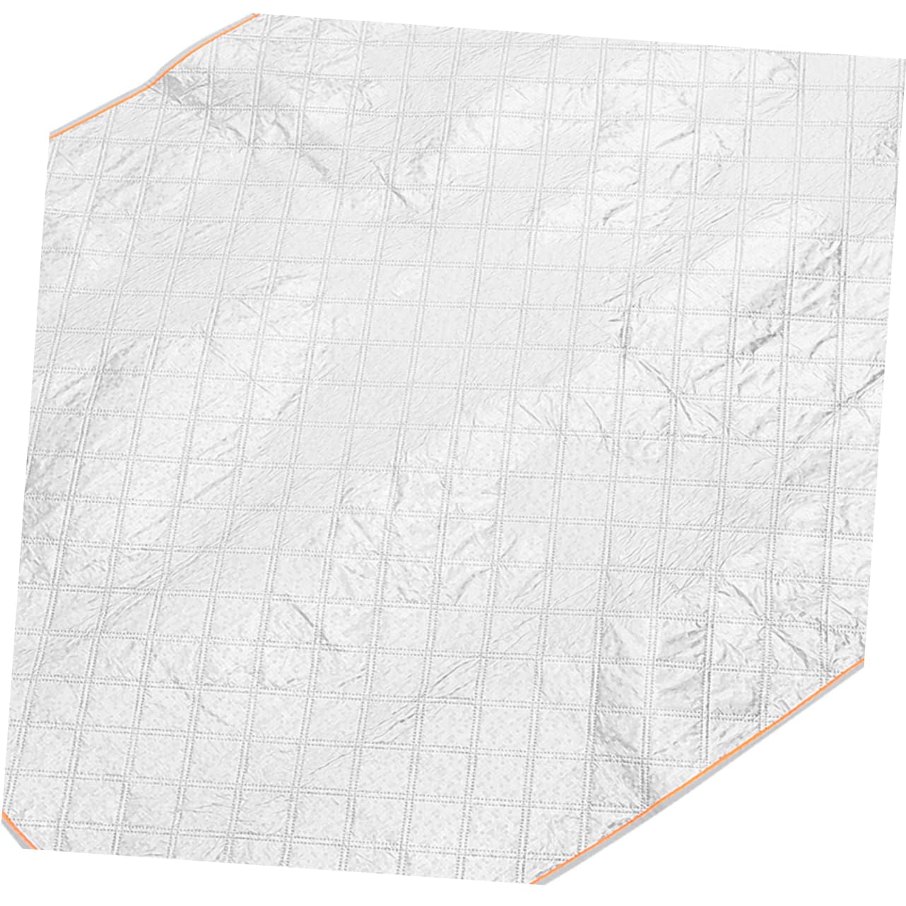 Housse de Pare-brise Anti-neige Voiture 2 Pièces Aluminium Argenté